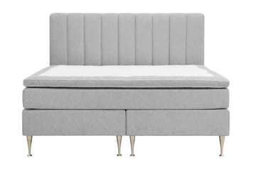 Komplett Sengpakke Hilton High 160x200 cm - Grå - Møbler - Senger - Kontinentalsenger