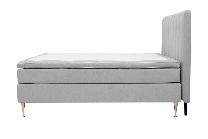 Komplett Sengpakke Hilton High 160x200 cm - Grå - Møbler - Senger - Kontinentalsenger