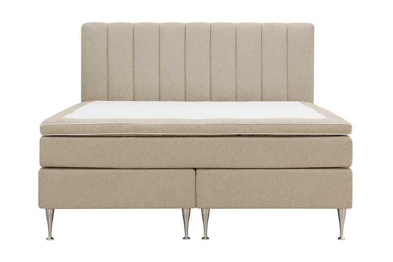 Komplett Sengpakke Hilton High 180x200 cm - Beige - Møbler - Senger - Kontinentalsenger