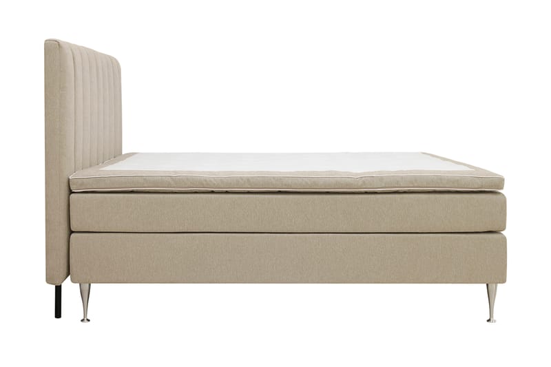 Komplett Sengpakke Hilton High 180x200 cm - Beige - Møbler - Senger - Kontinentalsenger
