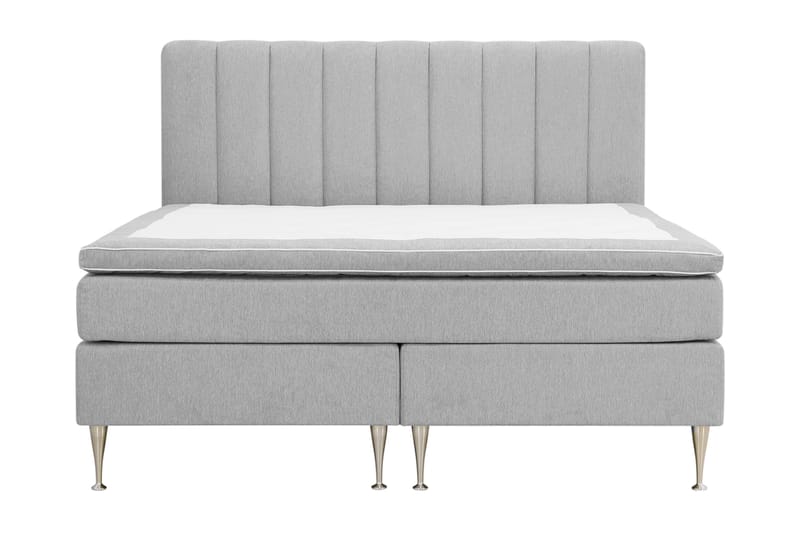 Komplett Sengpakke Hilton High 180x200 cm - Grå - Møbler - Senger - Kontinentalsenger