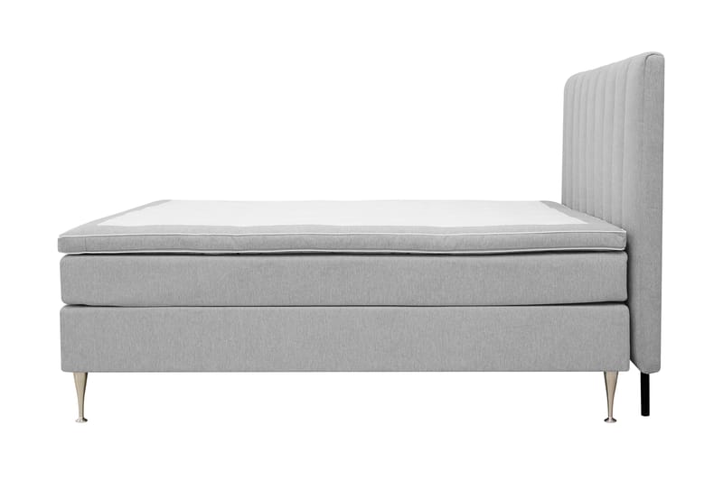 Komplett Sengpakke Hilton High 180x200 cm - Grå - Møbler - Senger - Kontinentalsenger