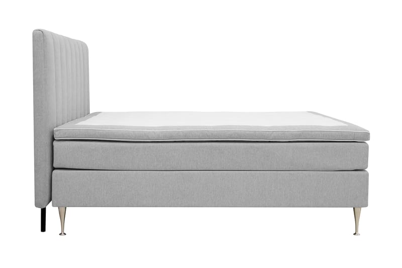 Komplett Sengpakke Hilton High 180x200 cm - Grå - Møbler - Senger - Kontinentalsenger