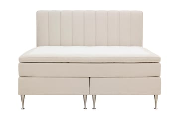 Komplett Sengpakke Hilton High 180x200 cm - Lys beige - Møbler - Senger - Kontinentalsenger