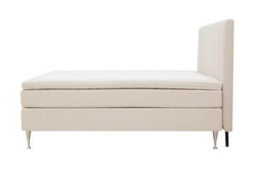 Komplett Sengpakke Hilton High 180x200 cm - Lys beige - Møbler - Senger - Kontinentalsenger