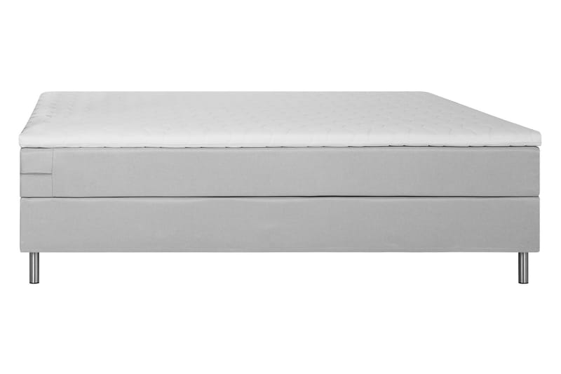 Kontineltalseng Chilla 120x200 cm - Lysegrå - Kontinentalsenger - Komplett sengepakke