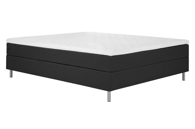 Kontineltalseng Chilla 120x200 cm - Mørkegrå - Komplett sengepakke - Kontinentalsenger