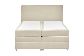 Kontinentalsäng Beliani Minister Beige-Silver, 160x200 cm Beige 160x200 - Møbler - Senger - Kontinentalsenger