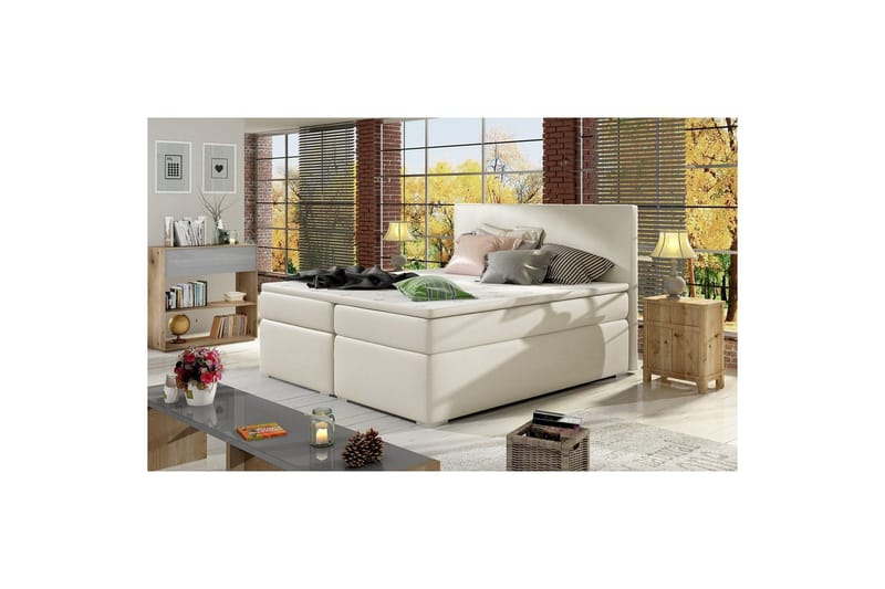 Kontinentalsäng utan ställbar säng Eltap Beige 140x200 - Møbler - Senger - Kontinentalsenger