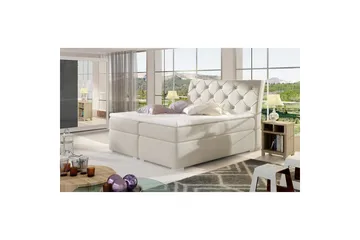 Kontinentalsäng utan ställbar säng Eltap Beige 140x200 - Møbler - Senger - Kontinentalsenger