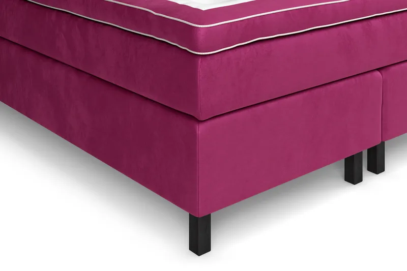 Kontinentalseng Celine 160x200 cm - Rosa/Fløyel - Møbler - Senger - Kontinentalsenger