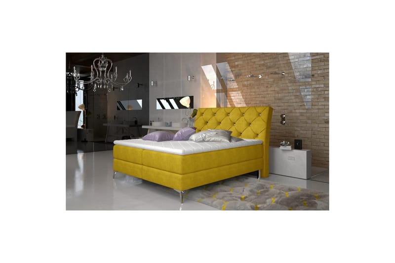 Kontinentalseng Eltap Adel, 180x200 cm, Omega 68, Gul
