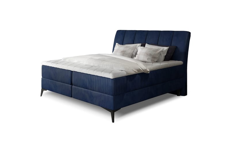 Kontinentalseng Eltap Aderito - 140x200 cm, Monolith 77, Monolith 77 Pasy 2, Blå - Møbler - Senger - Kontinentalsenger