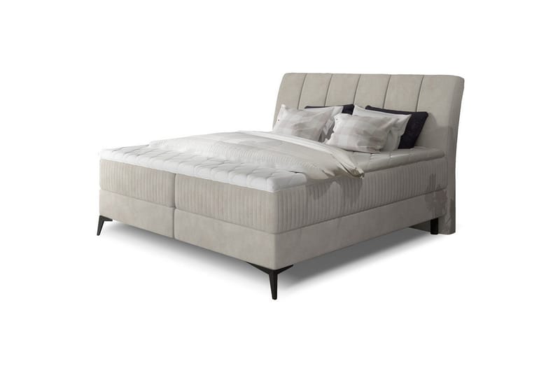 Kontinentalseng Eltap Aderito, 160x200 cm, Soro 83, Hvit