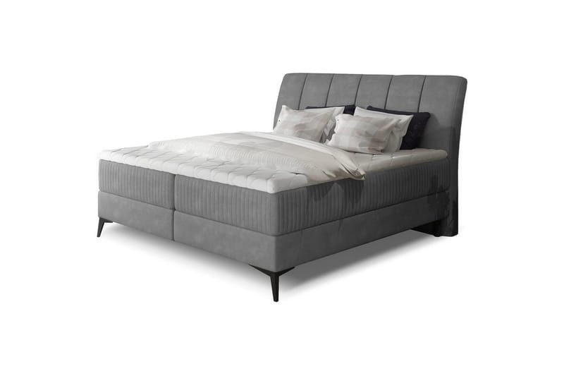 Kontinentalseng Eltap Aderito, 160x200 cm, Paros 05, Paros 05 Pasy 2, Lysegrå