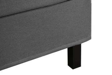 Kontinentalseng Hilton 160x200 cm - Grå - Møbler - Senger - Kontinentalsenger