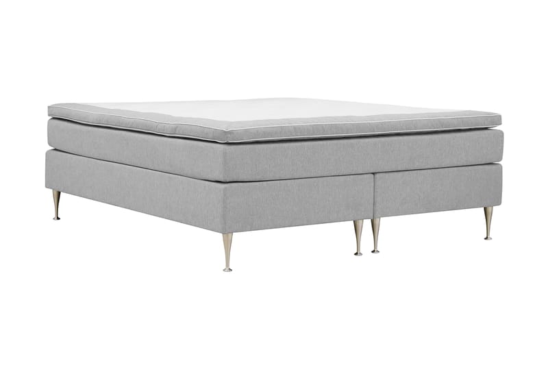 Kontinentalseng Hilton High 160x200 cm - Grå - Møbler - Senger - Kontinentalsenger