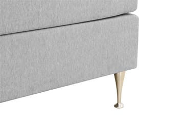 Kontinentalseng Hilton High 160x200 cm - Grå - Møbler - Senger - Kontinentalsenger
