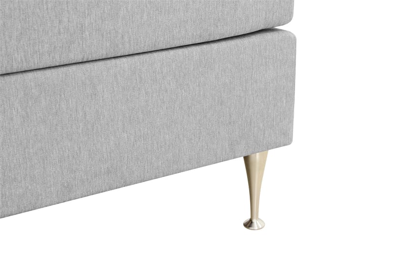 Kontinentalseng Hilton High 160x200 cm - Grå - Møbler - Senger - Kontinentalsenger