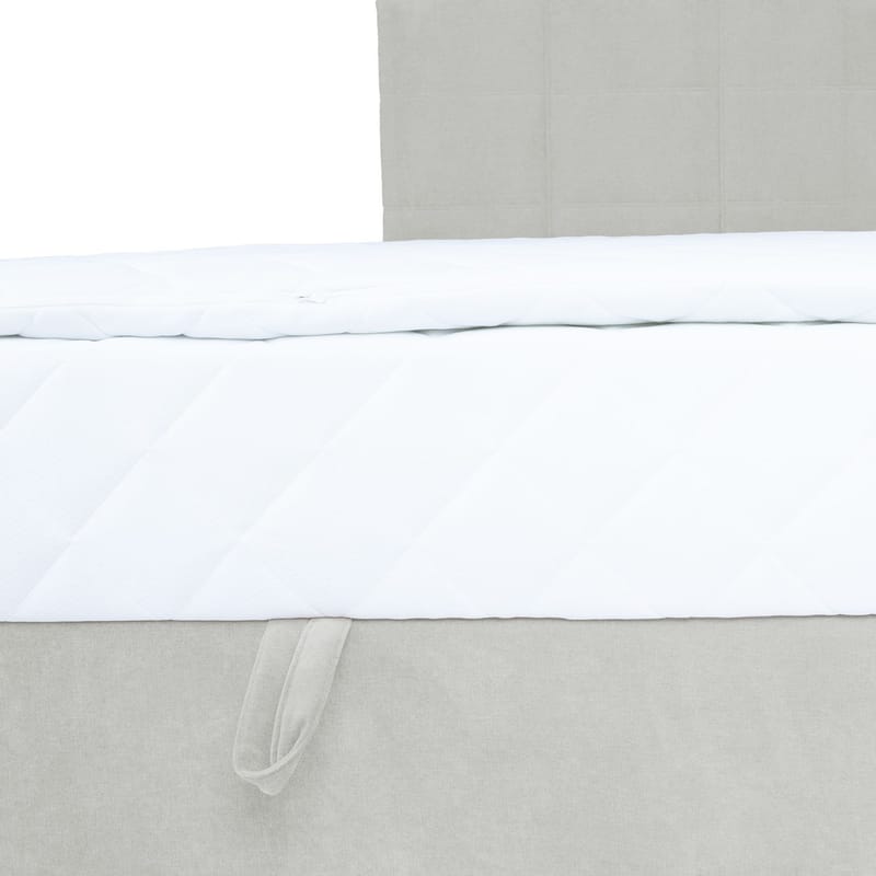 Kontinentalseng Kalen med madrass 120x200 cm - mørk beige - Møbler - Senger - Kontinentalsenger
