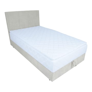 Kontinentalseng Kalen med madrass 120x200 cm - mørk beige - Møbler - Senger - Kontinentalsenger