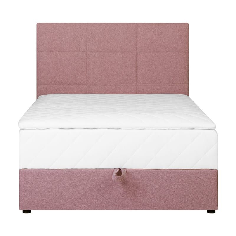 Kontinentalseng Kalen med madrass 120x200 cm - rosa - Møbler - Senger - Kontinentalsenger