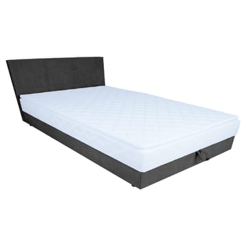 Kontinentalseng Kalen med madrass 140x200 cm - mørk grå - Møbler - Senger - Kontinentalsenger