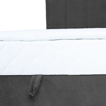 Kontinentalseng Kalen med madrass 140x200 cm - mørk grå - Møbler - Senger - Kontinentalsenger