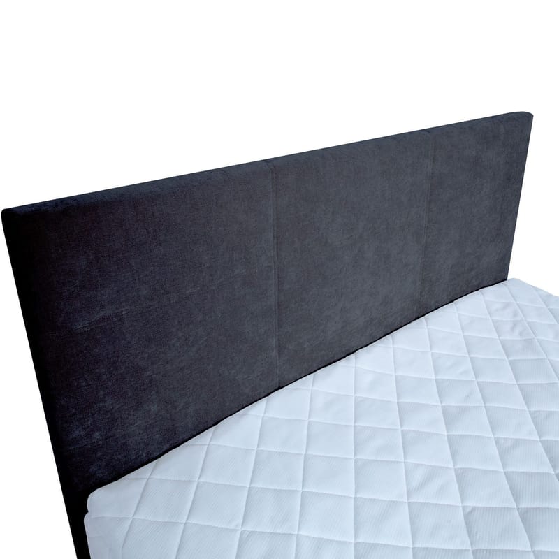 Kontinentalseng Kalen med madrass 160x200 cm - Mørkegrå - Møbler - Senger - Kontinentalsenger