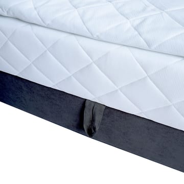 Kontinentalseng Kalen med madrass 160x200 cm - Mørkegrå - Møbler - Senger - Kontinentalsenger