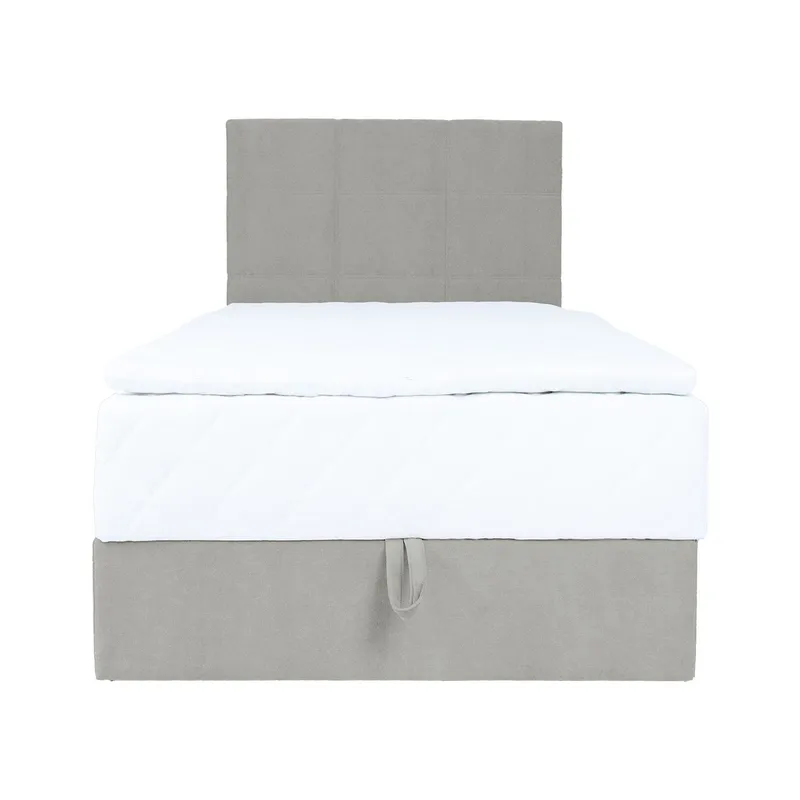 Kontinentalseng Kalen med madrass 90x200 cm - mørk beige - Møbler - Senger - Kontinentalsenger