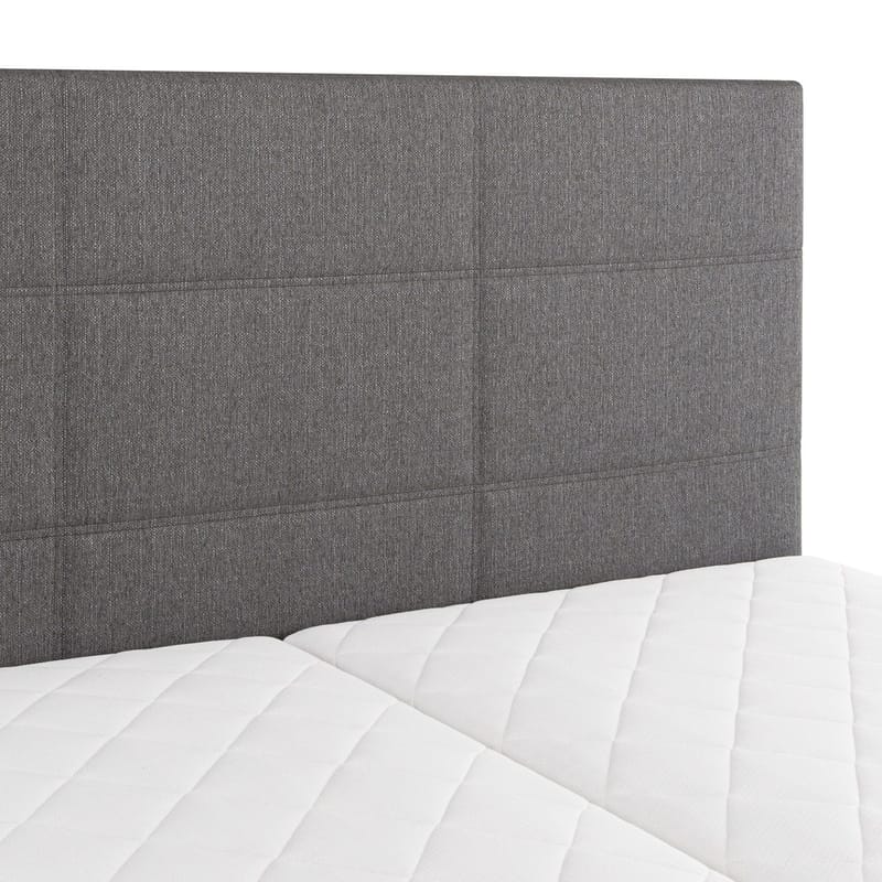 Kontinentalseng Kelvi 160x200 cm - grå - Møbler - Senger - Kontinentalsenger