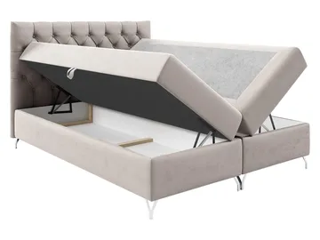kontinentalseng Kontinentalseng GULIETTE + topper M Fresh 01 200x200 cm - Møbler - Senger - Kontinentalsenger
