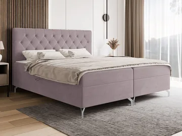kontinentalseng Kontinentalseng GULIETTE + topper M Fresh 09 160x200 cm - Møbler - Senger - Kontinentalsenger