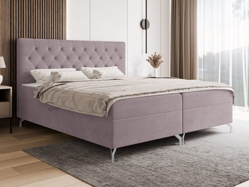 kontinentalseng Kontinentalseng GULIETTE + topper M Fresh 09 160x200 cm - Møbler - Senger - Kontinentalsenger