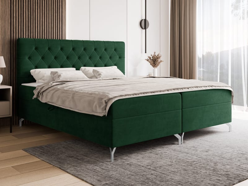 kontinentalseng Kontinentalseng GULIETTE + topper M Fresh 13 140x200 cm - Møbler - Senger - Kontinentalsenger