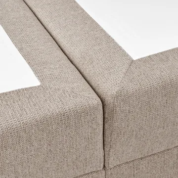 Kontinentalseng Major 120x200 cm - Taupe - Møbler - Senger - Kontinentalsenger