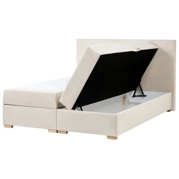 Kontinentalseng Major 160x200 cm - Lys beige - Møbler - Senger - Kontinentalsenger