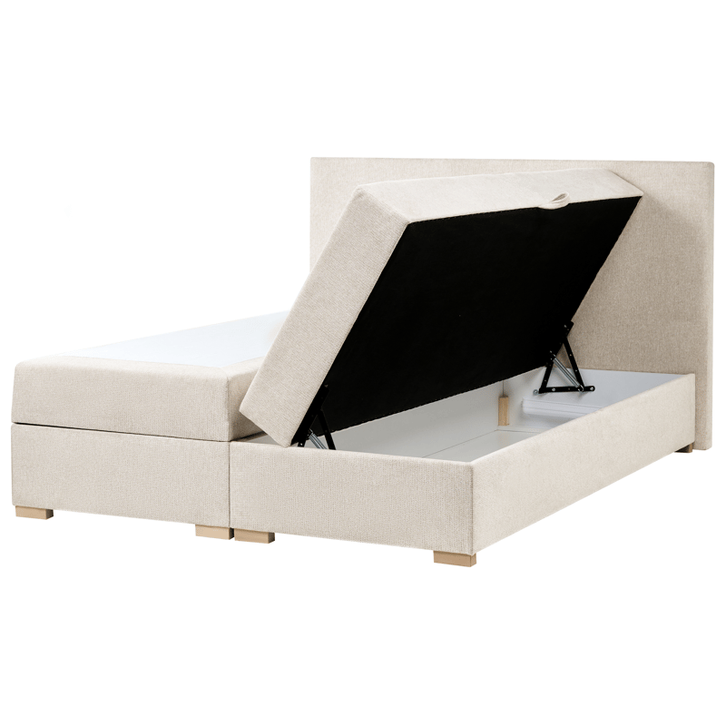 Kontinentalseng Major 160x200 cm, Lys beige