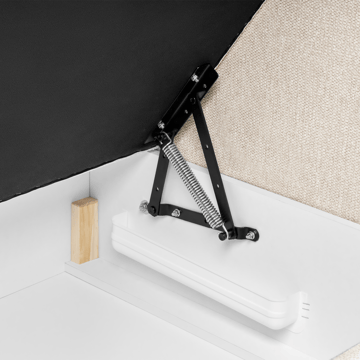 Kontinentalseng Major 160x200 cm - Lys beige - Møbler - Senger - Kontinentalsenger