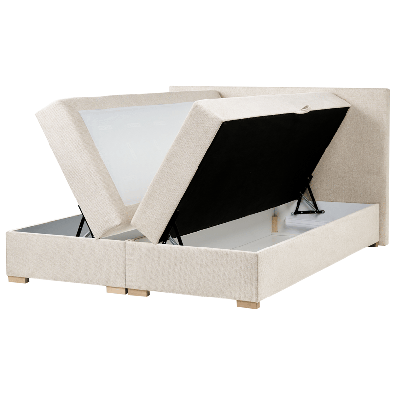 Kontinentalseng Major 160x200 cm - Lys beige - Møbler - Senger - Kontinentalsenger