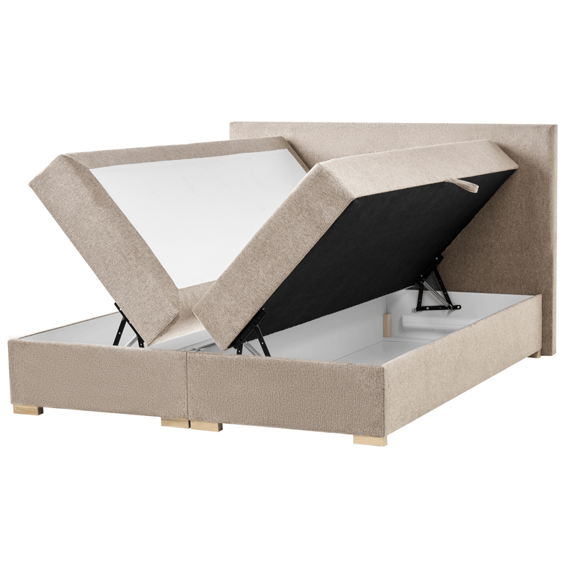 Kontinentalseng Major 160x200 cm - Taupe - Møbler - Senger - Kontinentalsenger