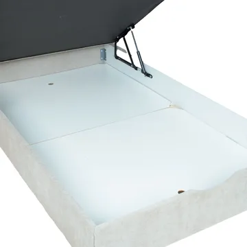 Kontinentalseng Odviks 140x200 cm - mørk beige - Møbler - Senger - Kontinentalsenger