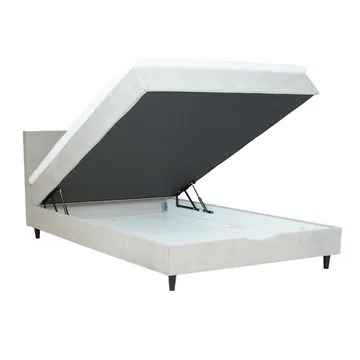 Kontinentalseng Odviks 140x200 cm - mørk beige - Møbler - Senger - Kontinentalsenger