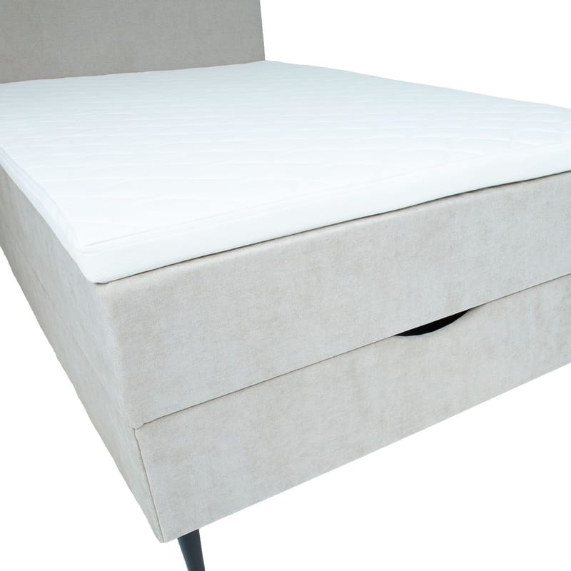 Kontinentalseng Odviks 140x200 cm - mørk beige - Møbler - Senger - Kontinentalsenger