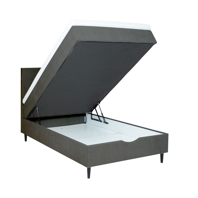 Kontinentalseng Odviks 90x200 cm - Mørkegrå - Møbler - Senger - Kontinentalsenger