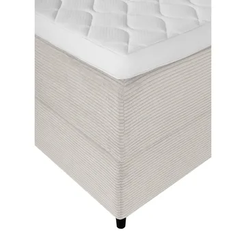 Kontinentalseng Odviks Manchester 90x200 cm - beige - Møbler - Senger - Kontinentalsenger