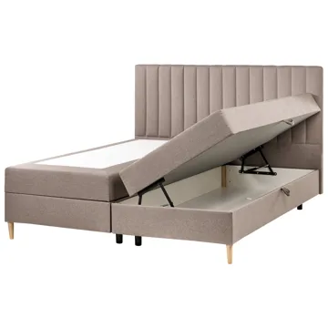 Kontinentalseng Officer 180x200 cm - Taupe - Møbler - Senger - Kontinentalsenger