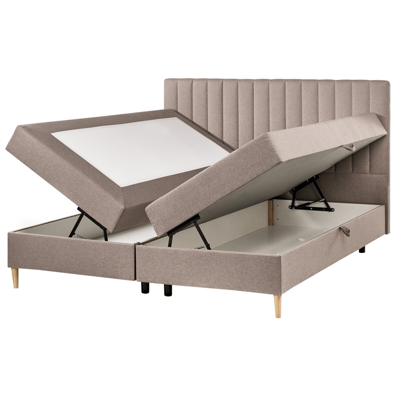 Kontinentalseng Officer 180x200 cm - Taupe - Møbler - Senger - Kontinentalsenger
