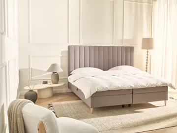 Kontinentalseng Officer 180x200 cm - Taupe - Møbler - Senger - Kontinentalsenger